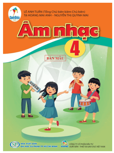 Sách giáo khoa Âm nhạc 4 - Cánh Diều